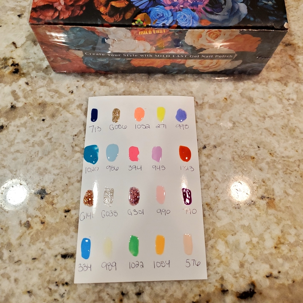 Gel polish 22 colors